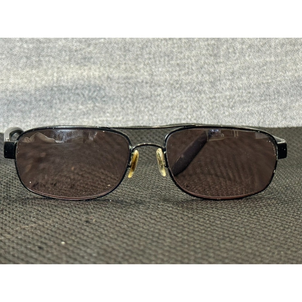 Vintage Ray-Ban Unisex Gray Full Rim Rectangular Sunglasses Metal Frame Only